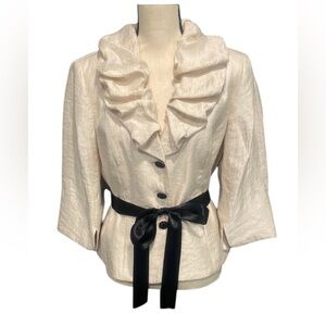 Andre Oliver Dressy Blazer Beautiful Blazer, Slightly padded shoulder's. Size 10